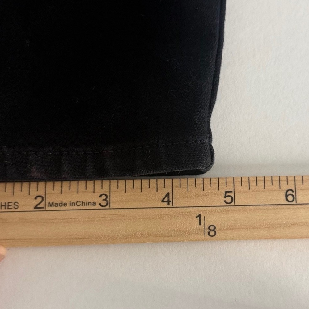 White House Black Market The Skinny Ankle Jeans Black Mid Rise Stretch Size 4 - Picture 11 of 11